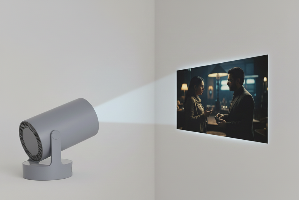 SUENTA BEAM Pro+ Tragbarer Projektor 4K Android 11 8000 Lumen WiFi 6 Outdoor-Kino