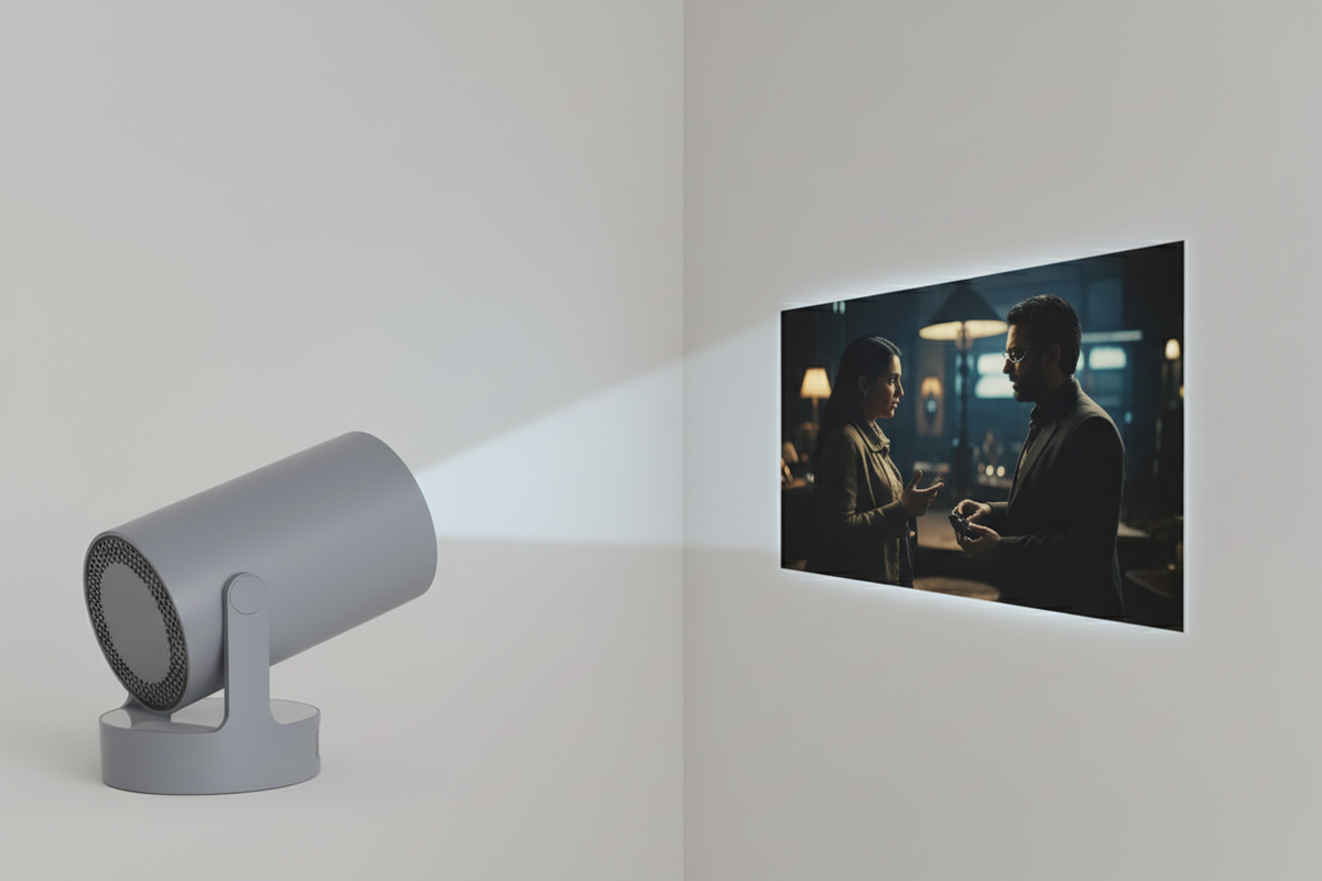 SUENTA BEAM Pro+ Tragbarer Projektor 4K Android 11 8000 Lumen WiFi 6 Outdoor-Kino