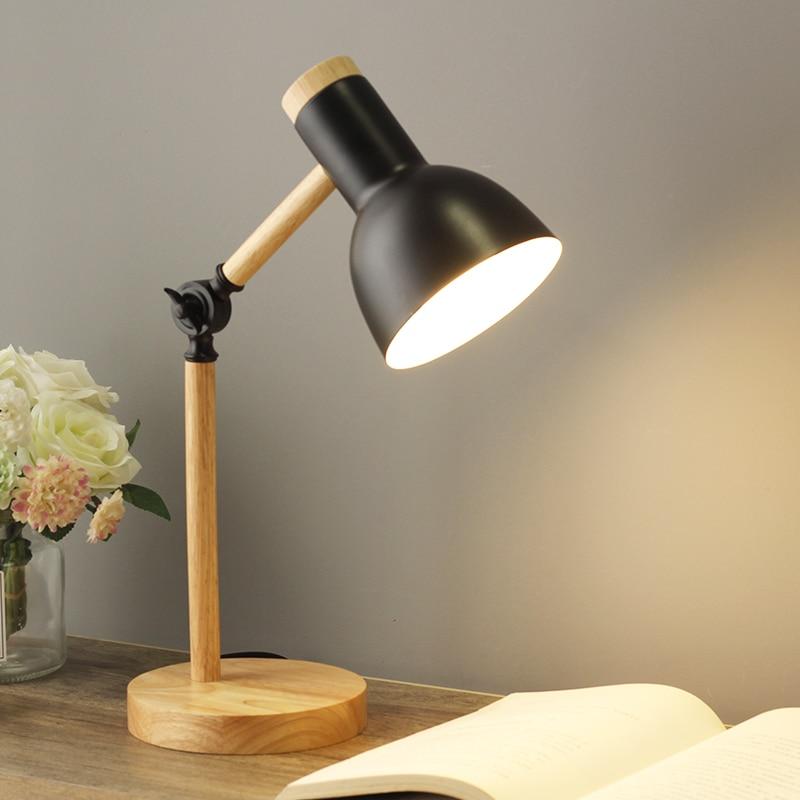 SUENTA Schreibtischlampe Verstellbare Elegante Skandinavische Minimalistische Eleganz Schwarz