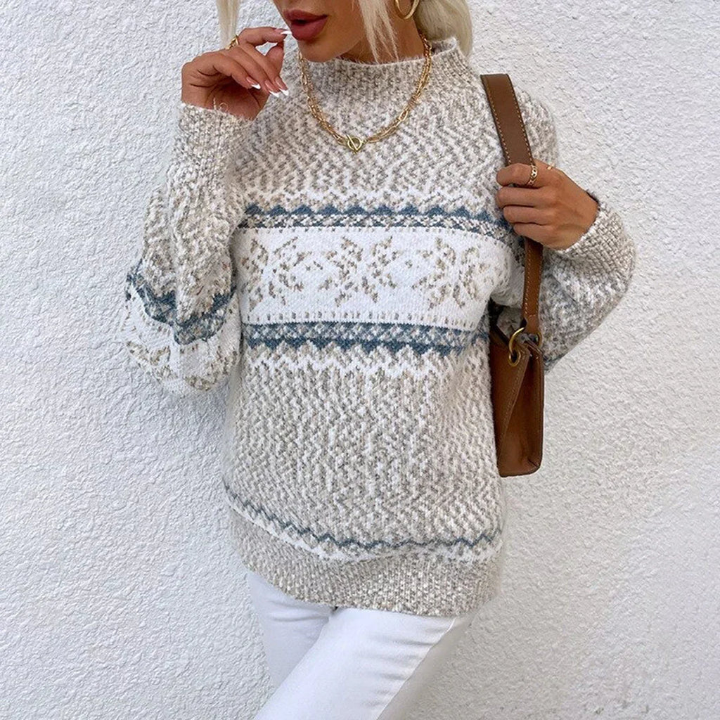 Ēden | Gemütlicher gestrickter Damen-Weihnachtspullover