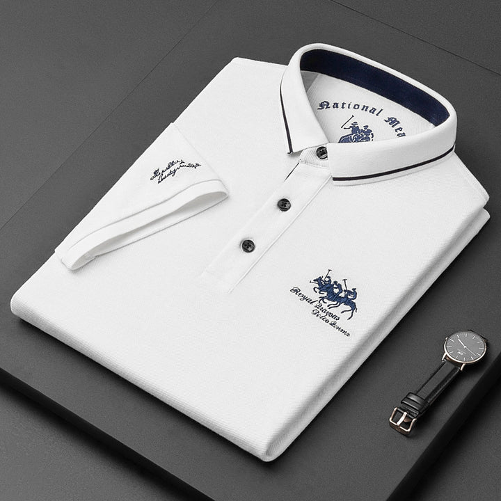SUENTA Calico | Herren Poloshirt Weiß