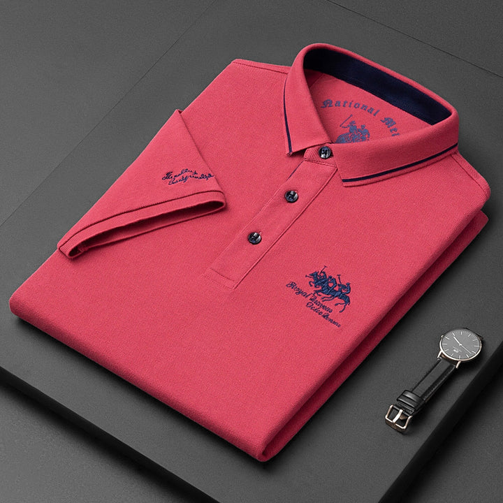 SUENTA Calico | Herren Poloshirt Rosa
