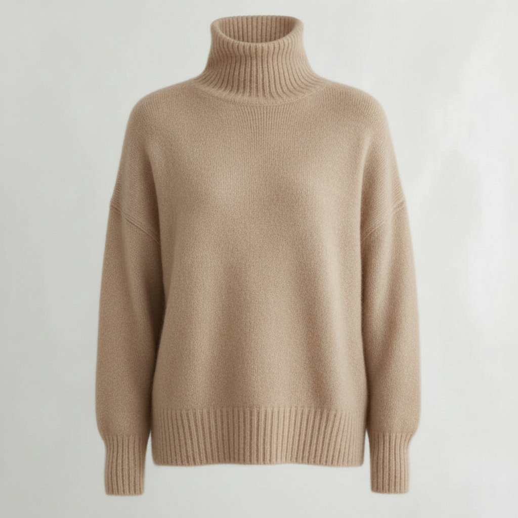 SUENTA Damen Rollkragenpullover Komfort das leichte, atmungsaktive Material