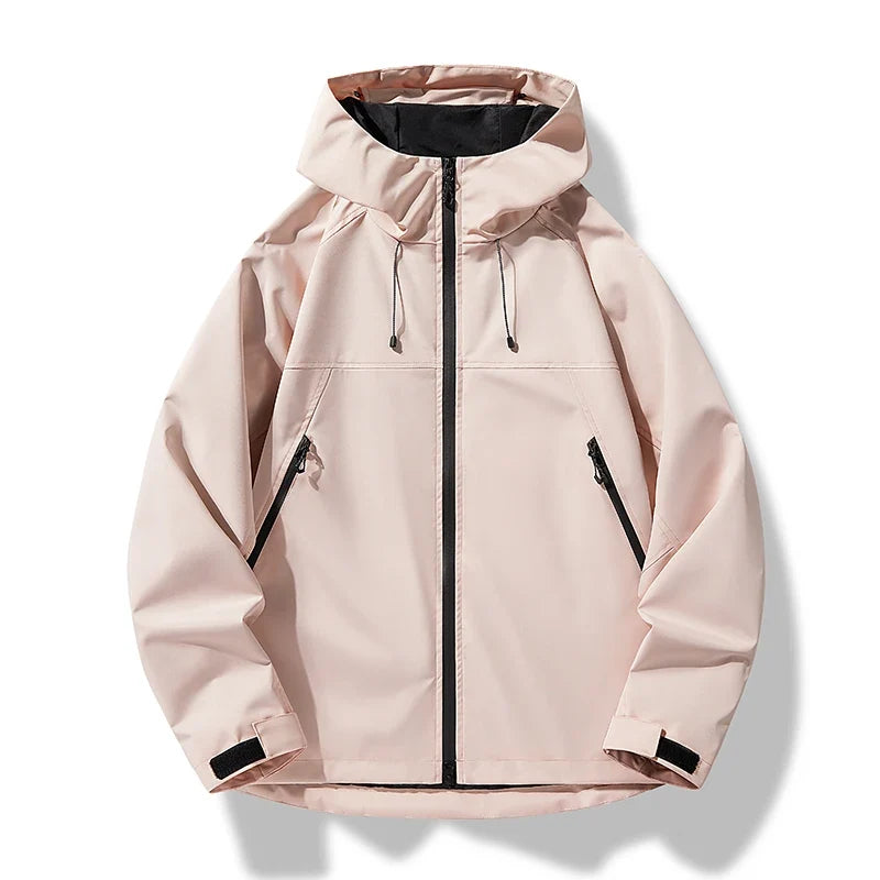 Zipari | Herren Wasserdichte Winddichte Kapuzen-Shelljacke