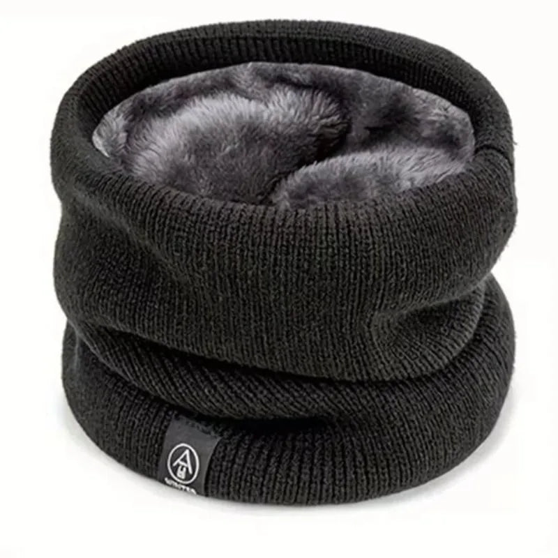 Gestrickter Nackenwärmer Sportschal für Damen & Herren – Dicker Thermo-Winter-Schlauchschal & Gesichtsschutz für Laufen, Skifahren, Wandern & Kälte
