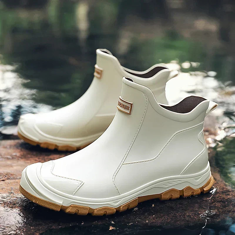 Tasana | Stiefeletten für Damen zum Hineinschlüpfen, Profilsohle, geschlossene Zehenpartie