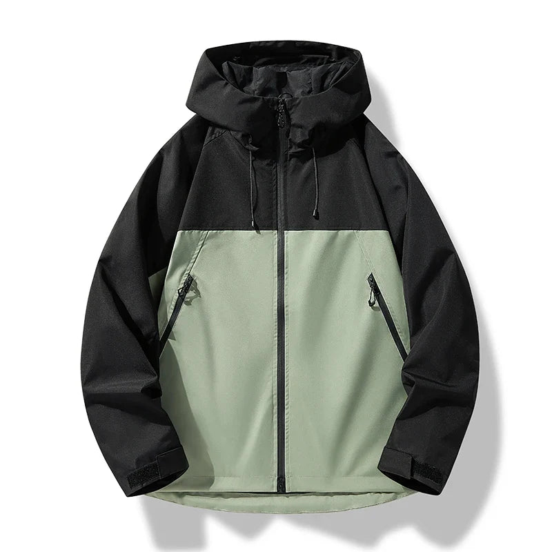 Zipari | Herren Wasserdichte Winddichte Kapuzen-Shelljacke