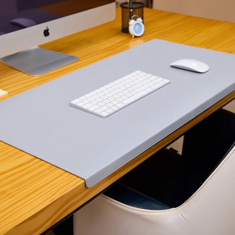 SUENTA Guard Desk Mat | Handgelenk- und Ellbogenschutz-Mauspad, rutschfest, für Büro, Gaming & Arbeit Grau 60x30cm
