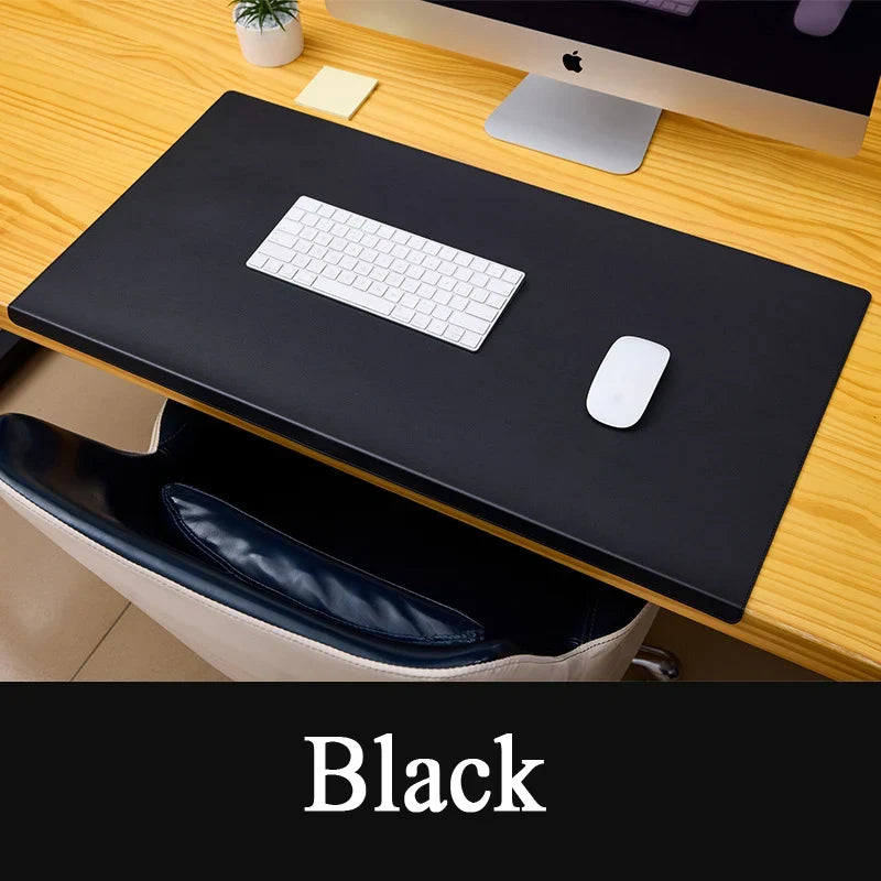 SUENTA Guard Desk Mat | Handgelenk- und Ellbogenschutz-Mauspad, rutschfest, für Büro, Gaming & Arbeit Schwarz 60x30cm