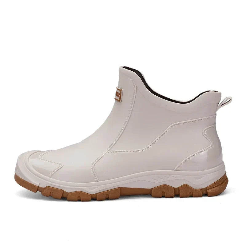 Tasana | Stiefeletten für Damen zum Hineinschlüpfen, Profilsohle, geschlossene Zehenpartie