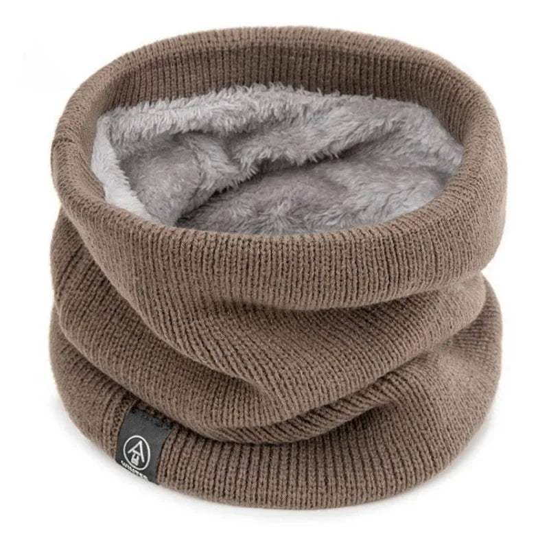 Gestrickter Nackenwärmer Sportschal für Damen & Herren – Dicker Thermo-Winter-Schlauchschal & Gesichtsschutz für Laufen, Skifahren, Wandern & Kälte