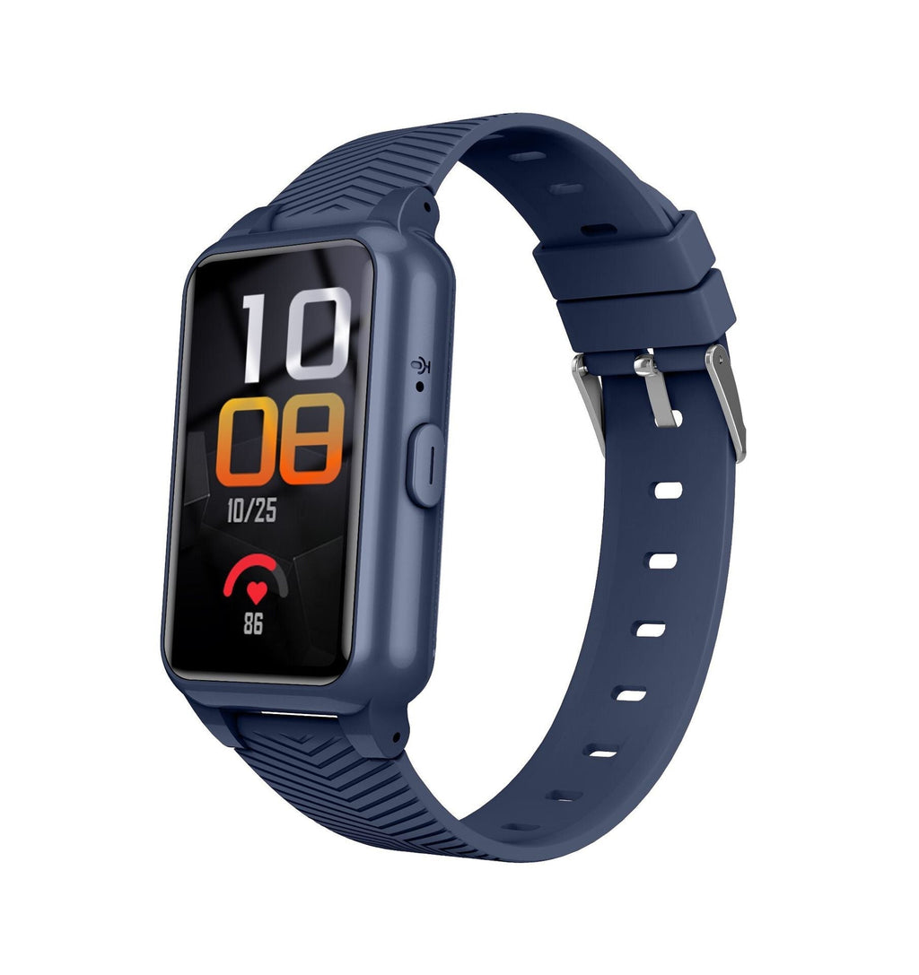 SUENTA Senioren Sturzerkennungsuhr 4G Medizinischer Alarm GPS SOS Smartwatch Dunkelblau