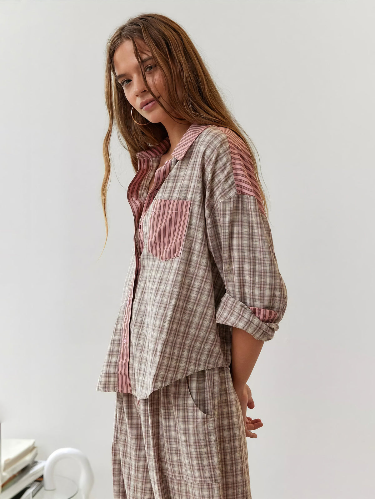 SUENTA Damen Pyjama-Set – Bequeme Passform & Elegantes Design Rosa