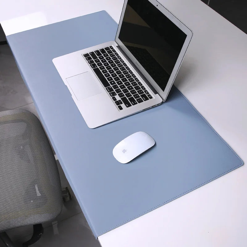 SUENTA Guard Desk Mat | Handgelenk- und Ellbogenschutz-Mauspad, rutschfest, für Büro, Gaming & Arbeit Blau 60x30cm