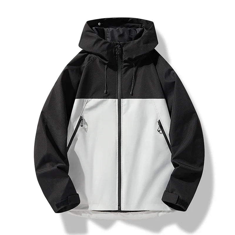 Zipari | Herren Wasserdichte Winddichte Kapuzen-Shelljacke