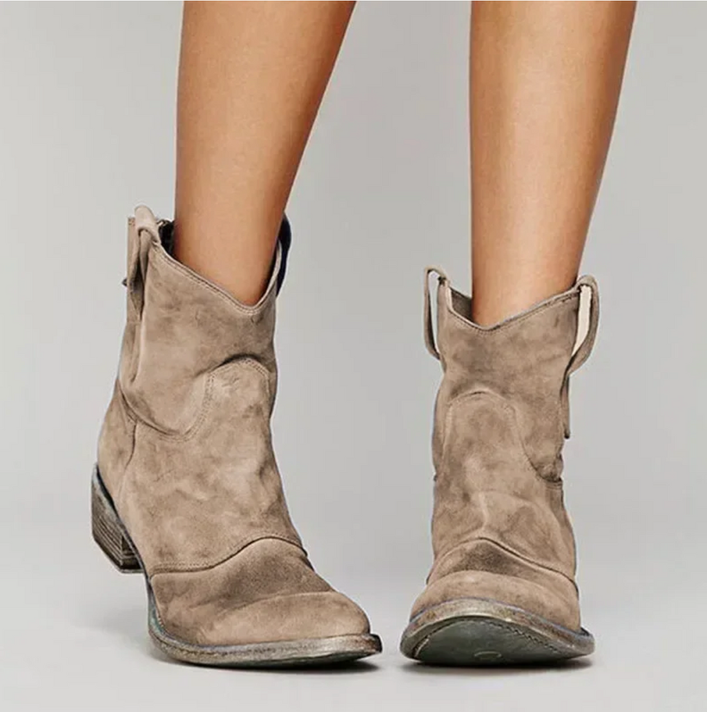 Luna | Elegante Wildleder-Westernstiefel für einen stilvollen Look