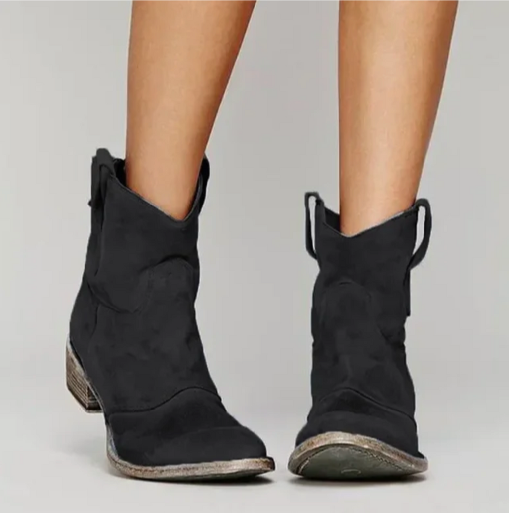 Luna | Elegante Wildleder-Westernstiefel für einen stilvollen Look