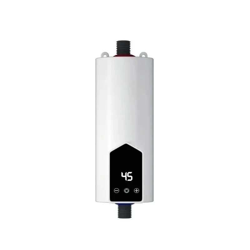 Elektrischer Durchlauferhitzer 220V (3000W–5500W) – Tragbarer Warmwasserbereiter ohne Tank für Dusche & Küchenarmatur mit digitalem LED-Display