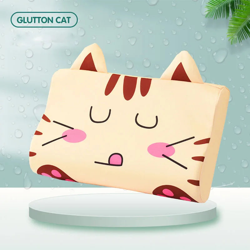 Kühlendes Memory-Foam-Baby-Kopfkissen zum Schlafen – Ergonomisches, verstellbares Kleinkindkissen für Rücken- & Seitenschläfer mit atmungsaktivem Kühlbezug