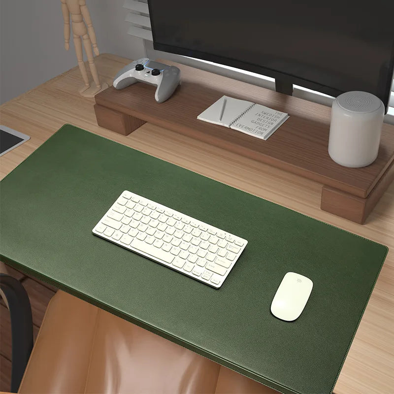 SUENTA Guard Desk Mat | Handgelenk- und Ellbogenschutz-Mauspad, rutschfest, für Büro, Gaming & Arbeit Grün 60x30cm