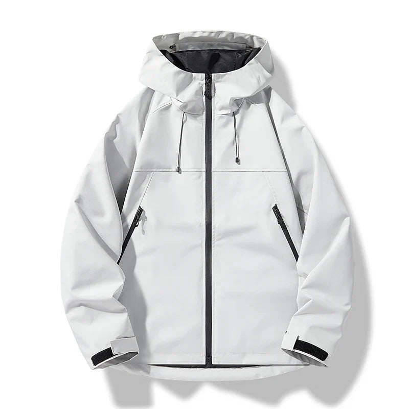 Zipari | Herren Wasserdichte Winddichte Kapuzen-Shelljacke