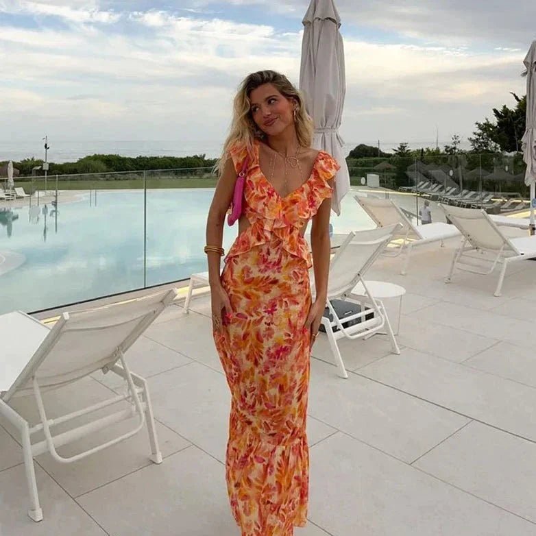 SUENTA Amore | Elegantes Bedrucktes Kleid
