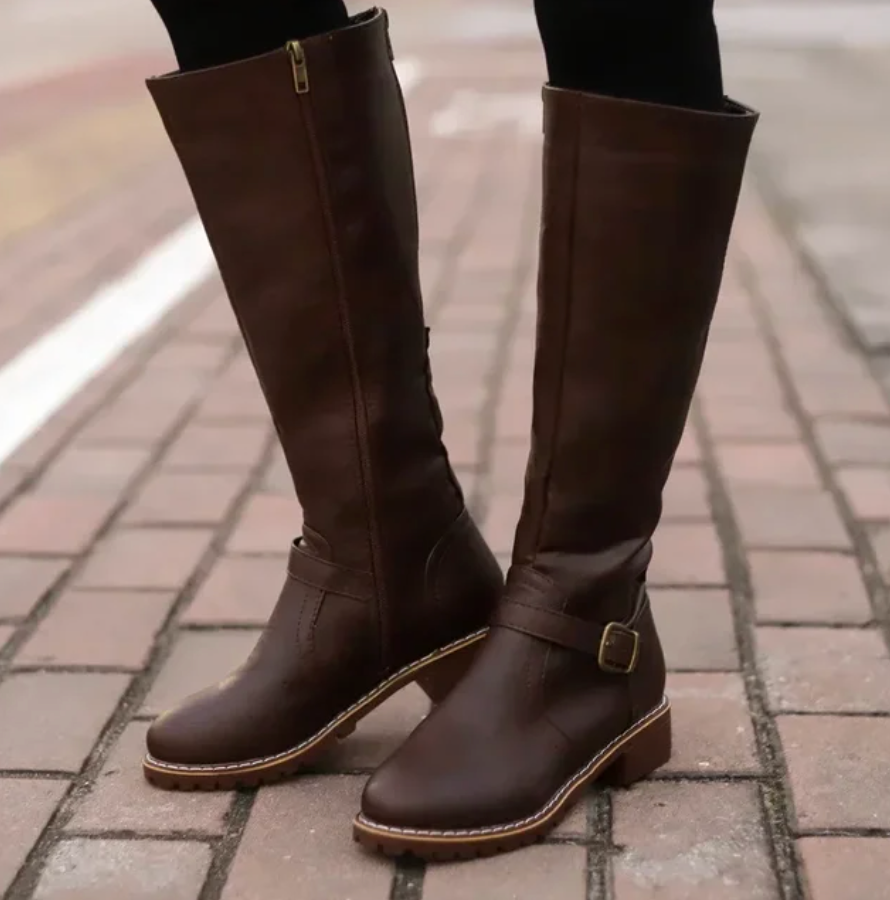 SUENTA Damenstiefel Trendige Ideal Für Jedes Wetter Geeignet