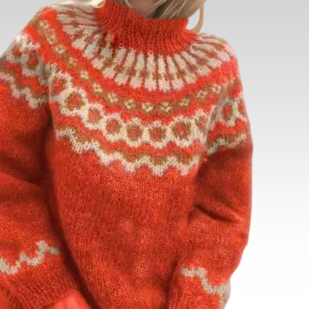 SUENTA Dôre | Nordischer Pullover mit Muster