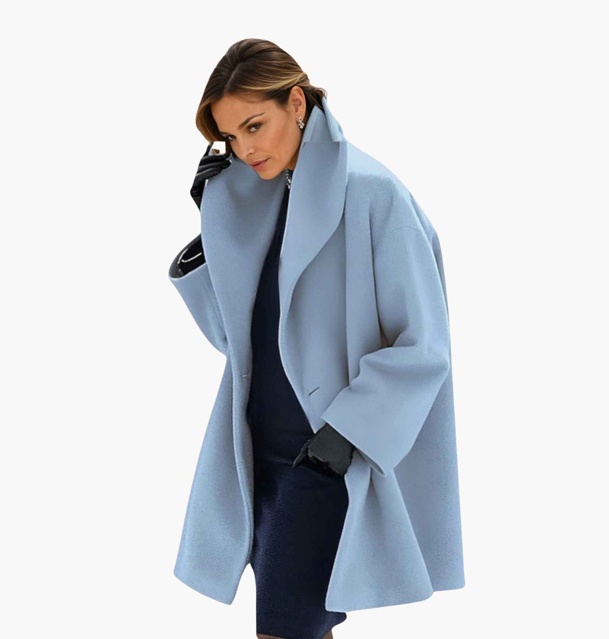 Amore | Damen Oversized-Wintermantel im modernen Stil