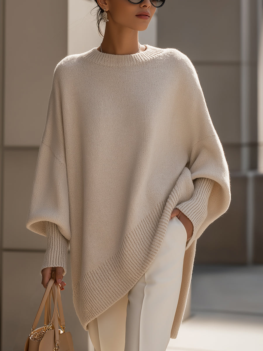 Roque | Weicher, moderner Oversize-Pullover aus Wollmischung