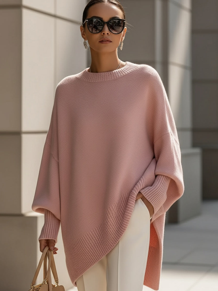 Roque | Maglione oversize morbido e moderno in misto lana