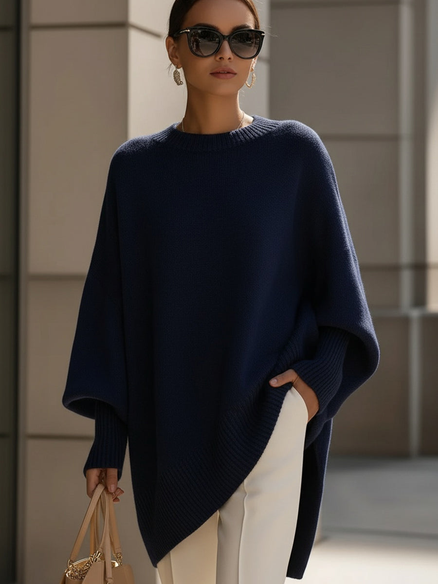 Roque | Maglione oversize morbido e moderno in misto lana