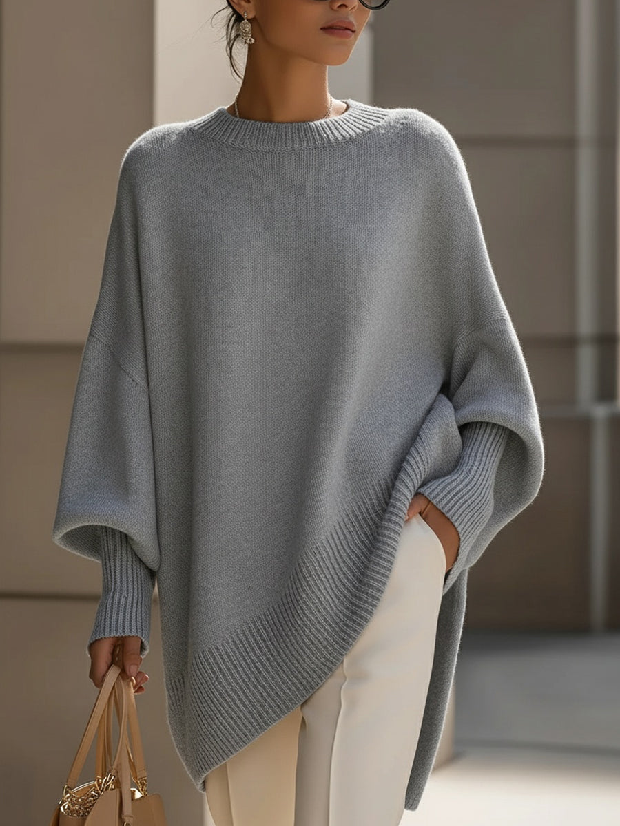 Roque | Maglione oversize morbido e moderno in misto lana