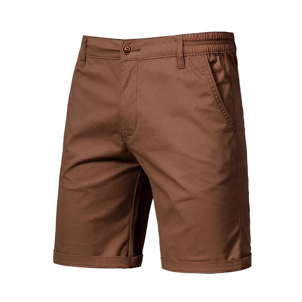 SUENTA Atmos | Kurze Herrenhose – Entspannter Schnitt, Trendiges Design & Urbane Leichtigkeit Braun