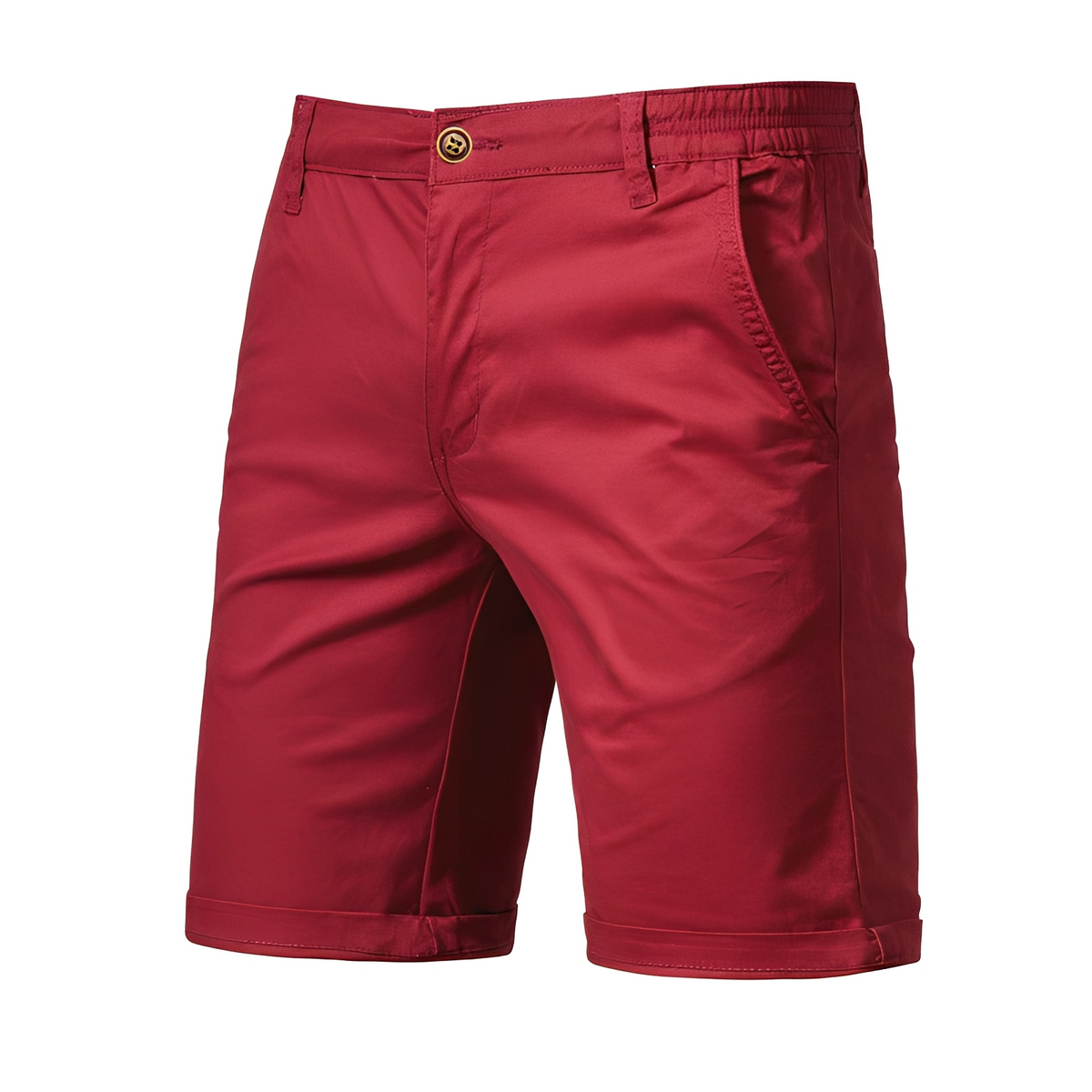 SUENTA Atmos | Kurze Herrenhose – Entspannter Schnitt, Trendiges Design & Urbane Leichtigkeit Rot