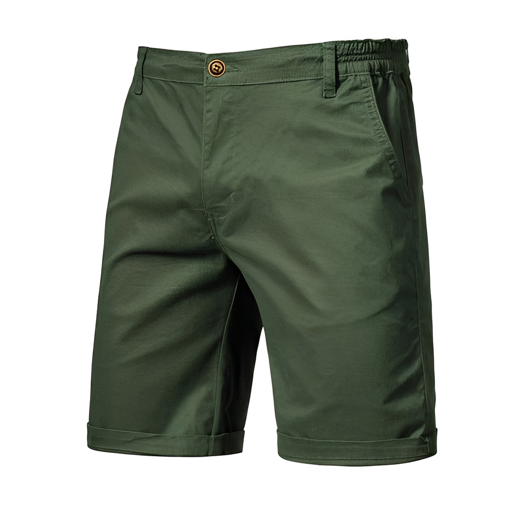 SUENTA Atmos | Kurze Herrenhose – Entspannter Schnitt, Trendiges Design & Urbane Leichtigkeit Grün