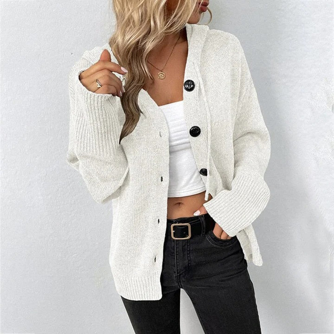 Solis | Women's casual button-front knit cardigan