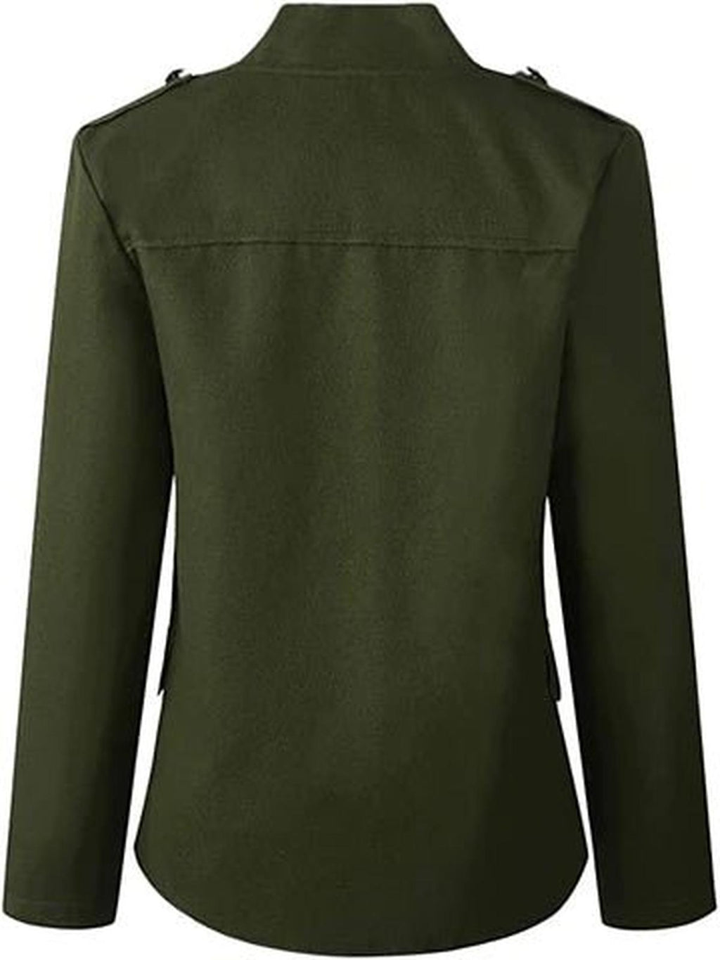 Inspire | Damen Lässige Kurze Jacke mit Knopfleiste vorne