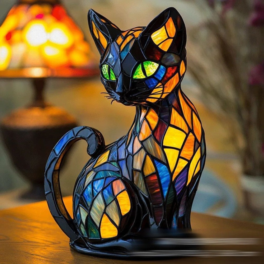 Anmutige Katze – Kunstvolle Dekofigur