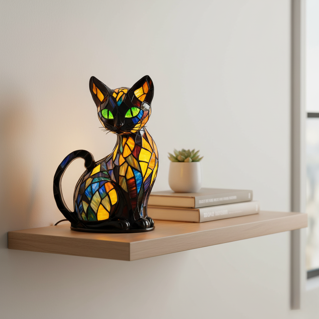 Anmutige Katze – Kunstvolle Dekofigur