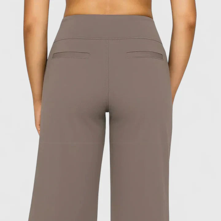 Solis | Damen Weite Loungehose mit Stretchbund