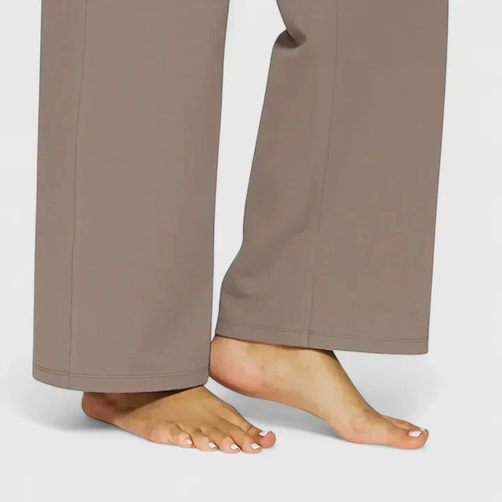 Solis | Damen Weite Loungehose mit Stretchbund