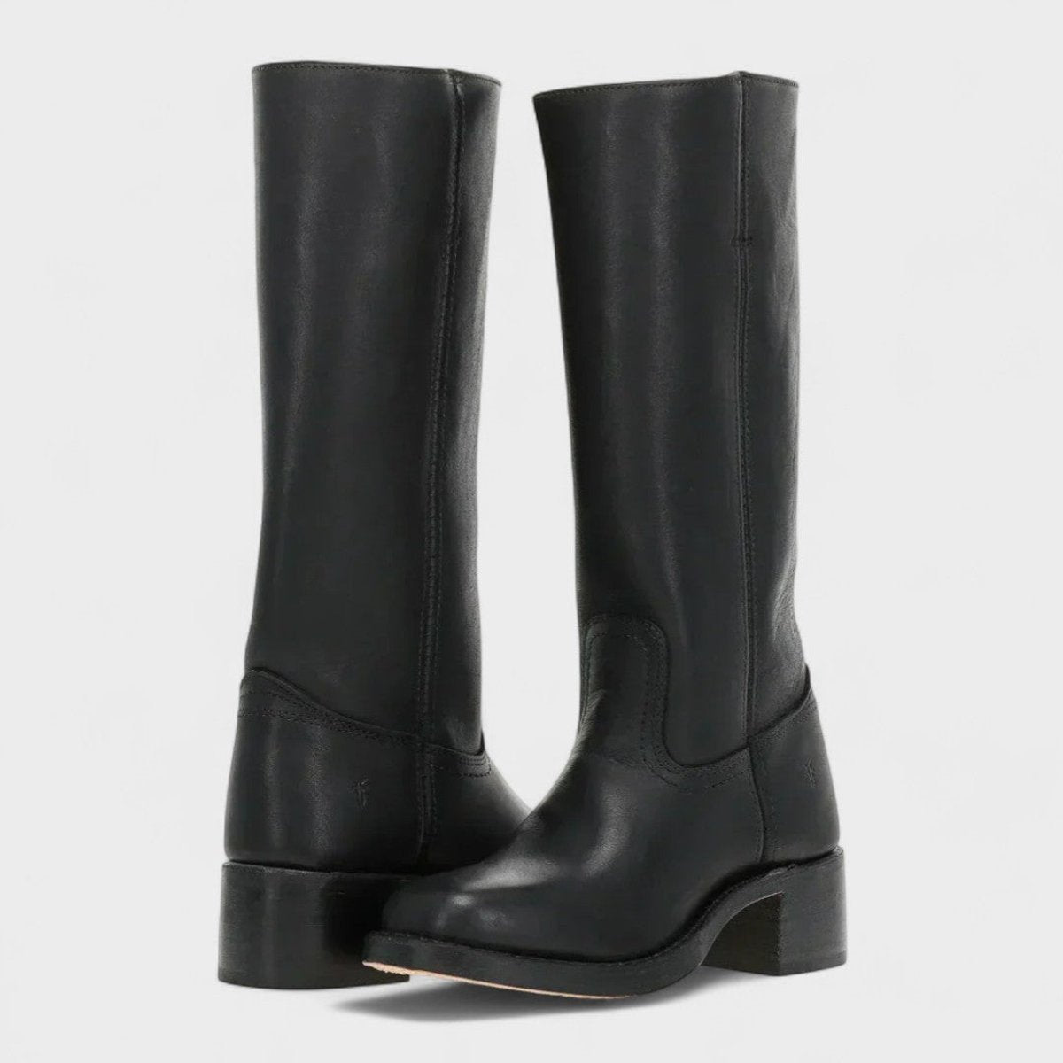 Sephira | Damen Kniehohe Lederstiefel im klassischen Western-Stil