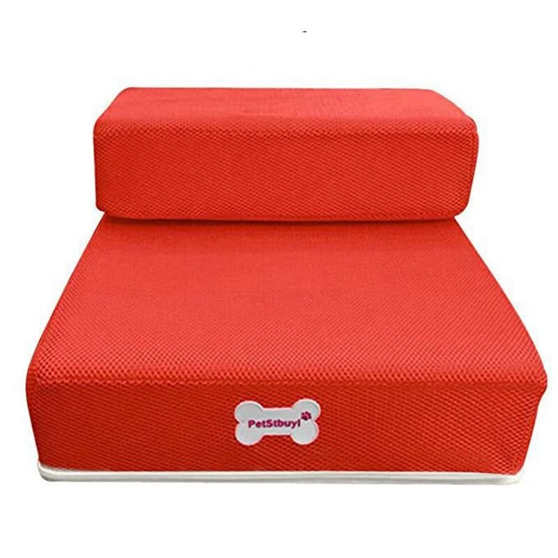 SUENTA DOGSTEP PRO – Haustiertreppe für Sofa & Bett Rot
