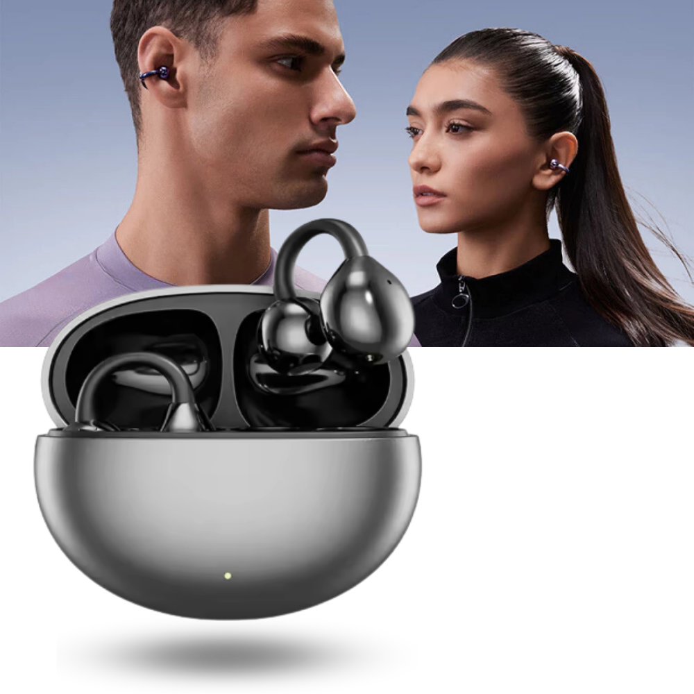 Kabellose Open-Ear Bluetooth-Clip-Kopfhörer mit klarem Klang