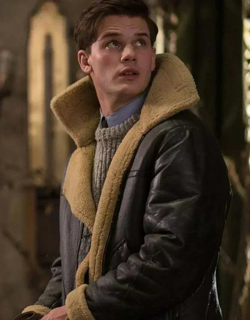Figueral | Herren Klassische Fliegerjacke mit Reißverschluss