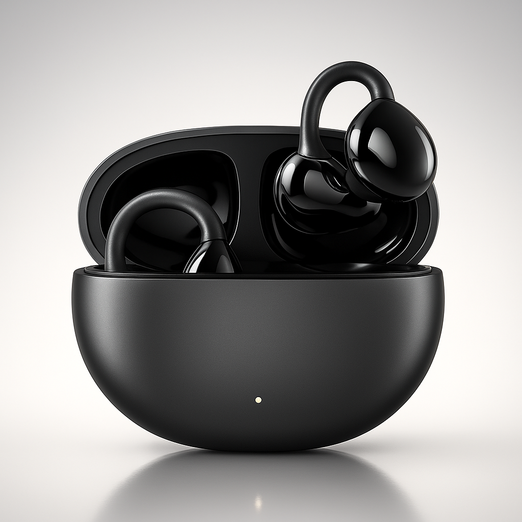 Kabellose Open-Ear Bluetooth-Clip-Kopfhörer mit klarem Klang