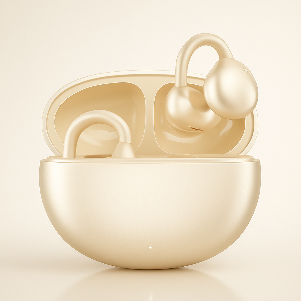 Kabellose Open-Ear Bluetooth-Clip-Kopfhörer mit klarem Klang