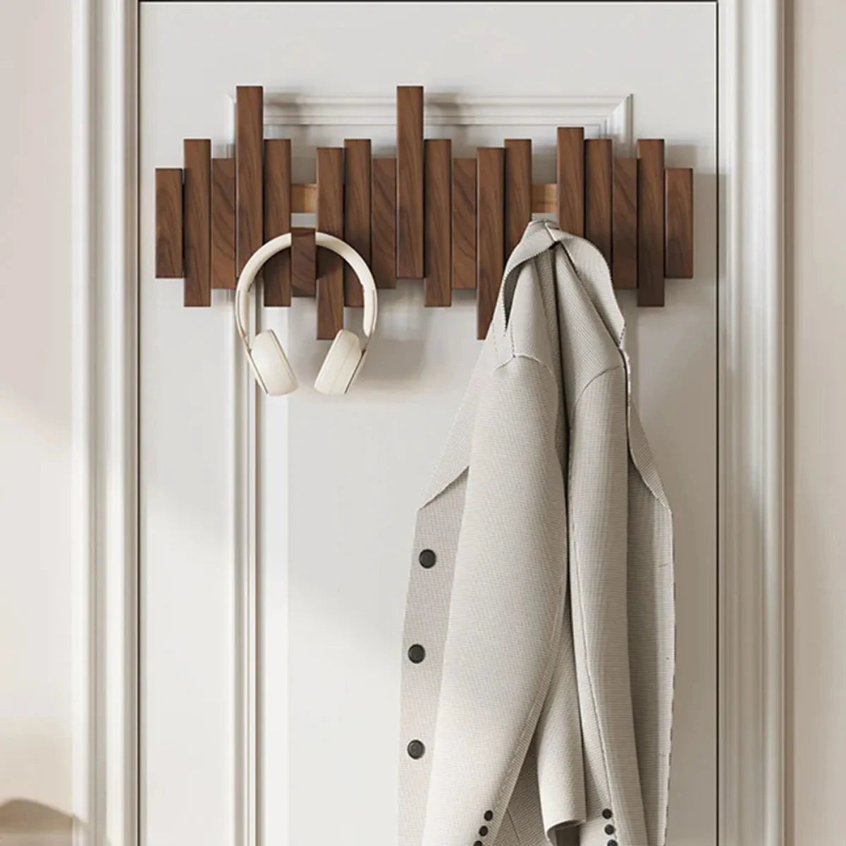 Piano Garderobe | Walnuss oder Buche für Jacken