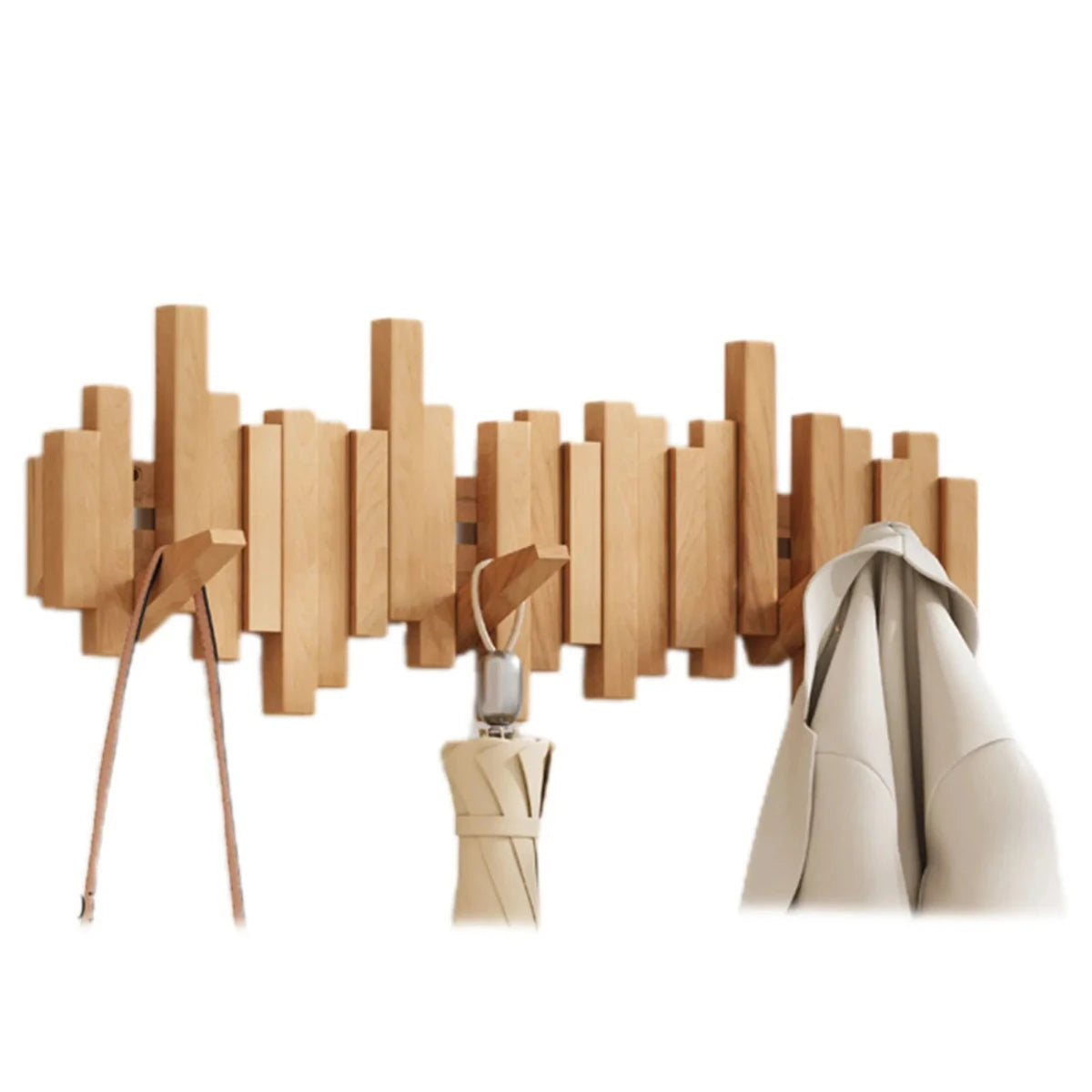 Piano Garderobe | Walnuss oder Buche für Jacken